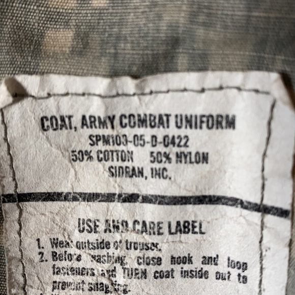 Sidran Military Front Zip Camouflage Field Jacket - Picture 14 of 16